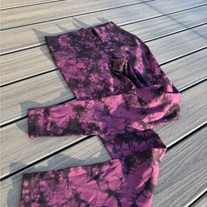 Purple Tie-Dye Women's Pants